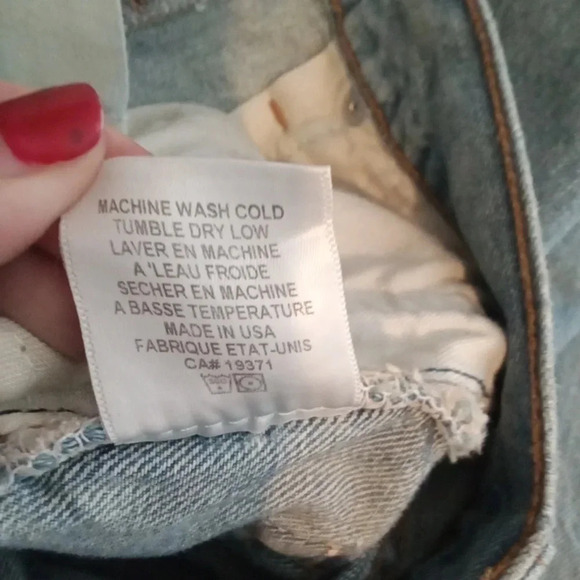 RE/ done made in USA button fly High rise women's jeans size 25 - Picture 9 of 11